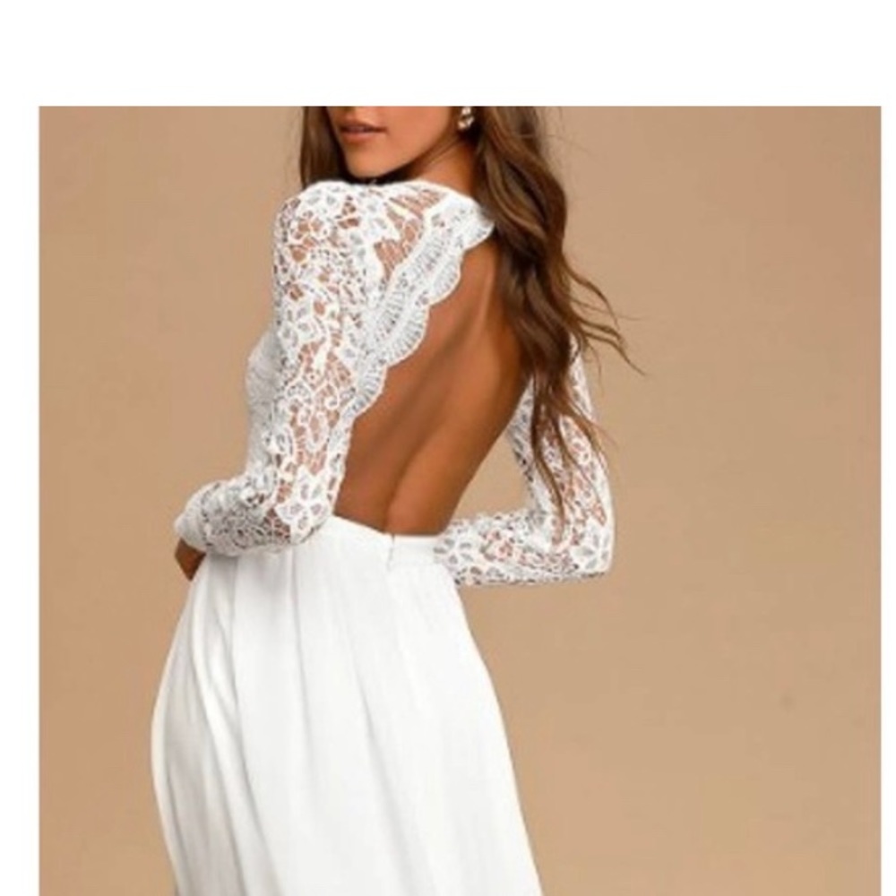 Lulu’s ivory gown